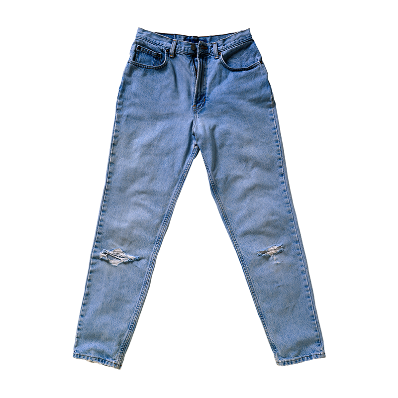 Ripped Crop Jeans